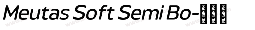 Meutas Soft Semi Bo字体转换